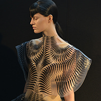 Iris van Herpen Fashion detail.